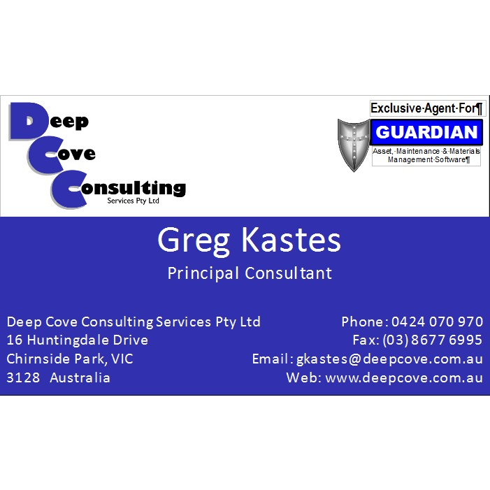 Deep Cove Consulting | 16 Huntingdale Dr, Chirnside Park VIC 3116, Australia | Phone: (03) 9999 7960