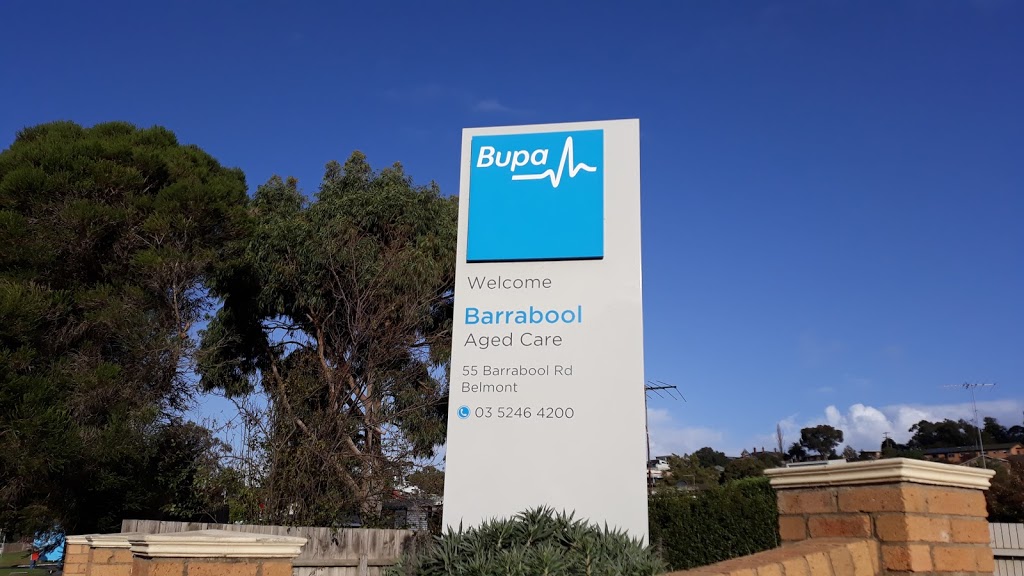Bupa Aged Care Barrabool | health | 55 Barrabool Rd, Belmont VIC 3216, Australia | 0352022793 OR +61 3 5202 2793