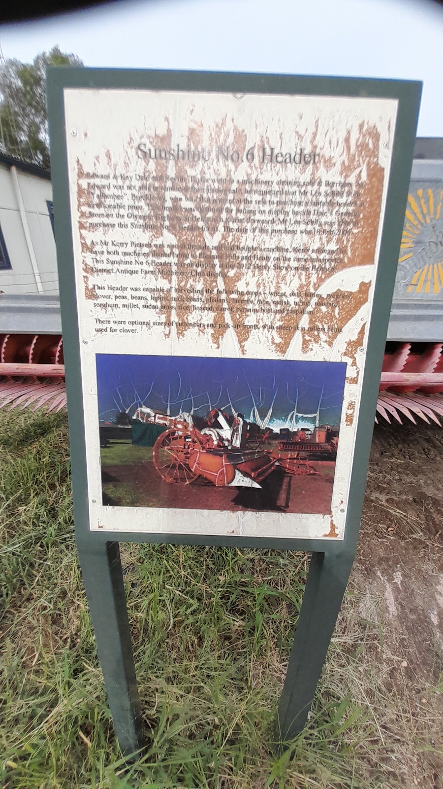 Eds Old Farm Machinery Museum | 53/55 Railway Parade, Henty NSW 2658, Australia | Phone: 0418 453 046