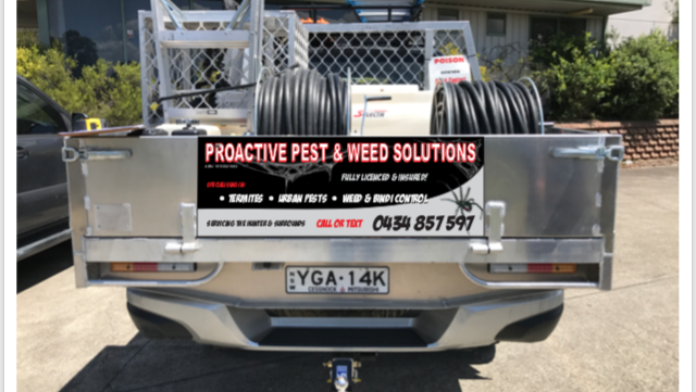 Proactive Pest And Weed Solutions | home goods store | 38 Macquarie Ave, Cessnock NSW 2325, Australia | 0434857597 OR +61 434 857 597