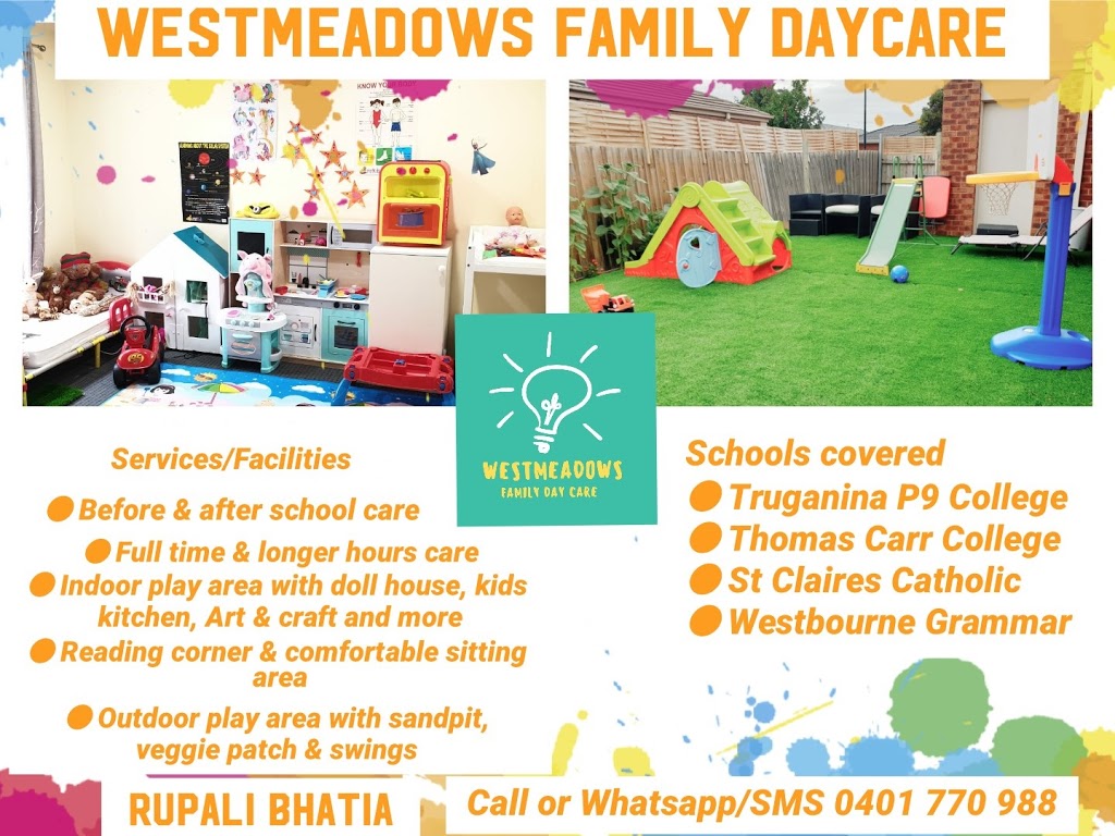 Westmeadows Family Day Care |  | 147 Westmeadows Ln, Truganina VIC 3029, Australia | 0401770988 OR +61 401 770 988