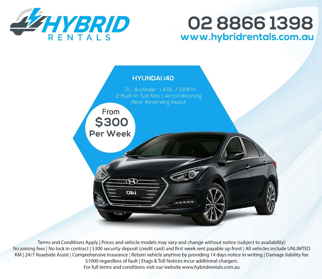 Hybrid Rentals | car rental | 561 Forest Rd, Bexley NSW 2207, Australia | 0288661398 OR +61 2 8866 1398