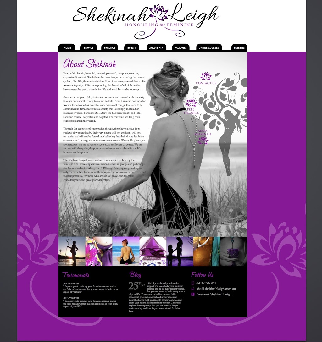 Shekinah Leigh “Honouring the Feminine” | health | 9 Flores Ave, Palm Beach QLD 4221, Australia | 0416376951 OR +61 416 376 951