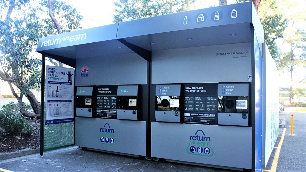 Return and Earn TOMRA Reverse Vending Machine |  | Princes Hwy &, Port Hacking Rd, Sylvania NSW 2224, Australia | 1800290691 OR +61 1800 290 691