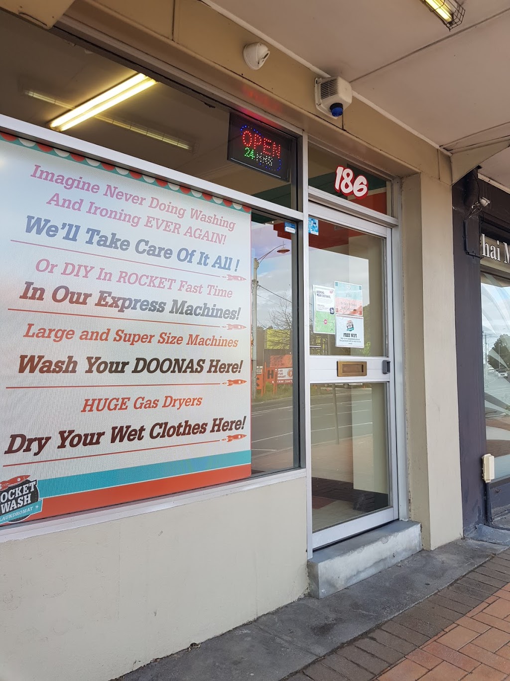 Rocket Wash Laundromat | 186 Bulleen Rd, Bulleen VIC 3105, Australia | Phone: (03) 9995 0718