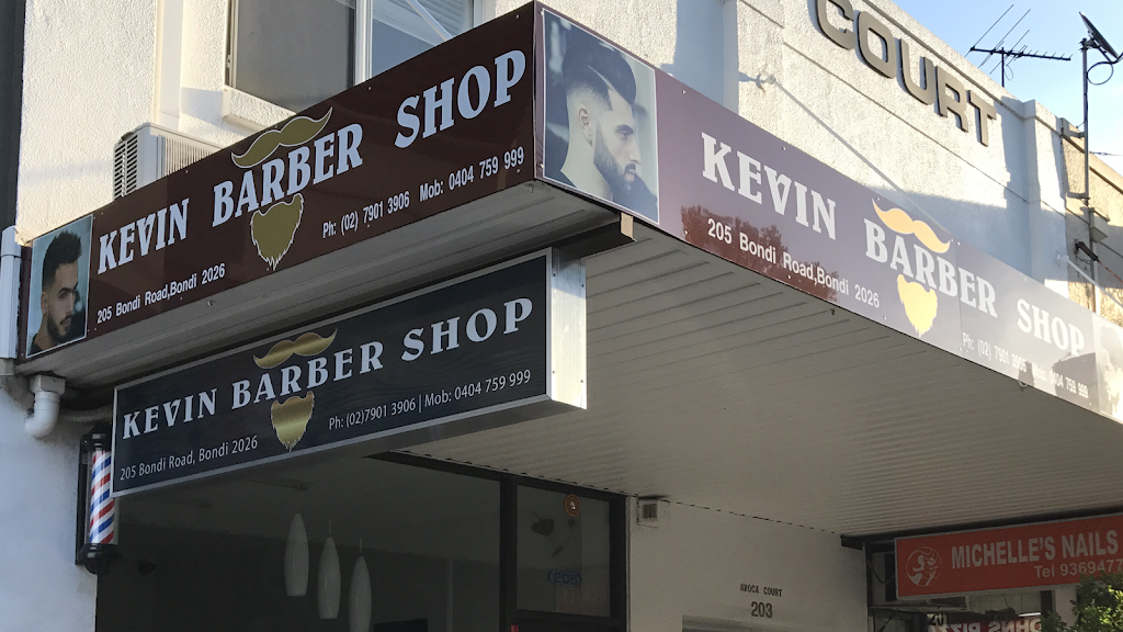 Kevin Barber Shop | hair care | 205 Bondi Rd, Bondi NSW 2026, Australia | 0279013906 OR +61 2 7901 3906