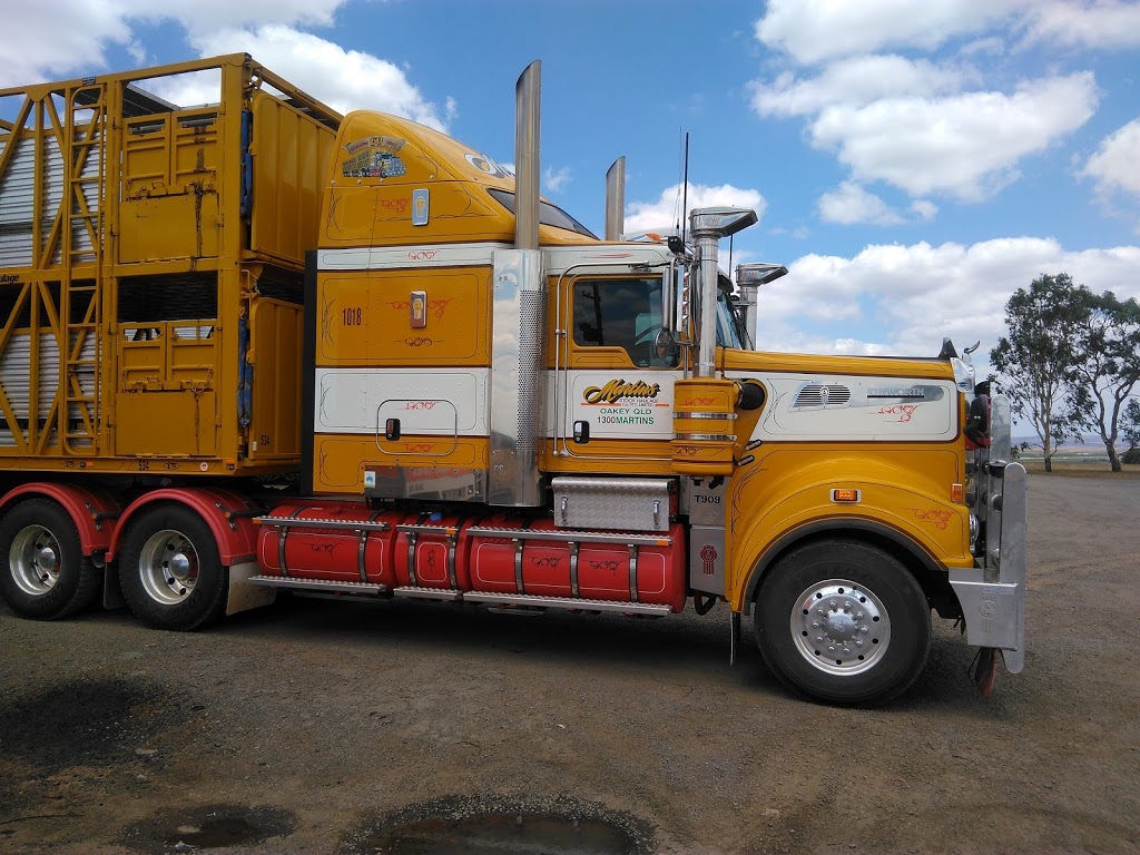 Martins Stock Haulage | moving company | 421 Oakey Pittsworth Rd, Oakey QLD 4401, Australia | 0746912888 OR +61 7 4691 2888