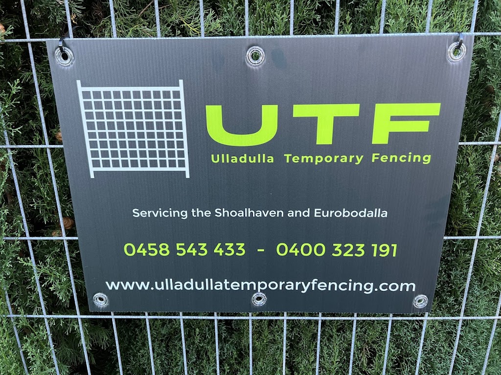 UTF - Ulladulla Temporary Fencing | 18 Blackburn Rd, Ulladulla NSW 2539, Australia | Phone: 0458 543 433