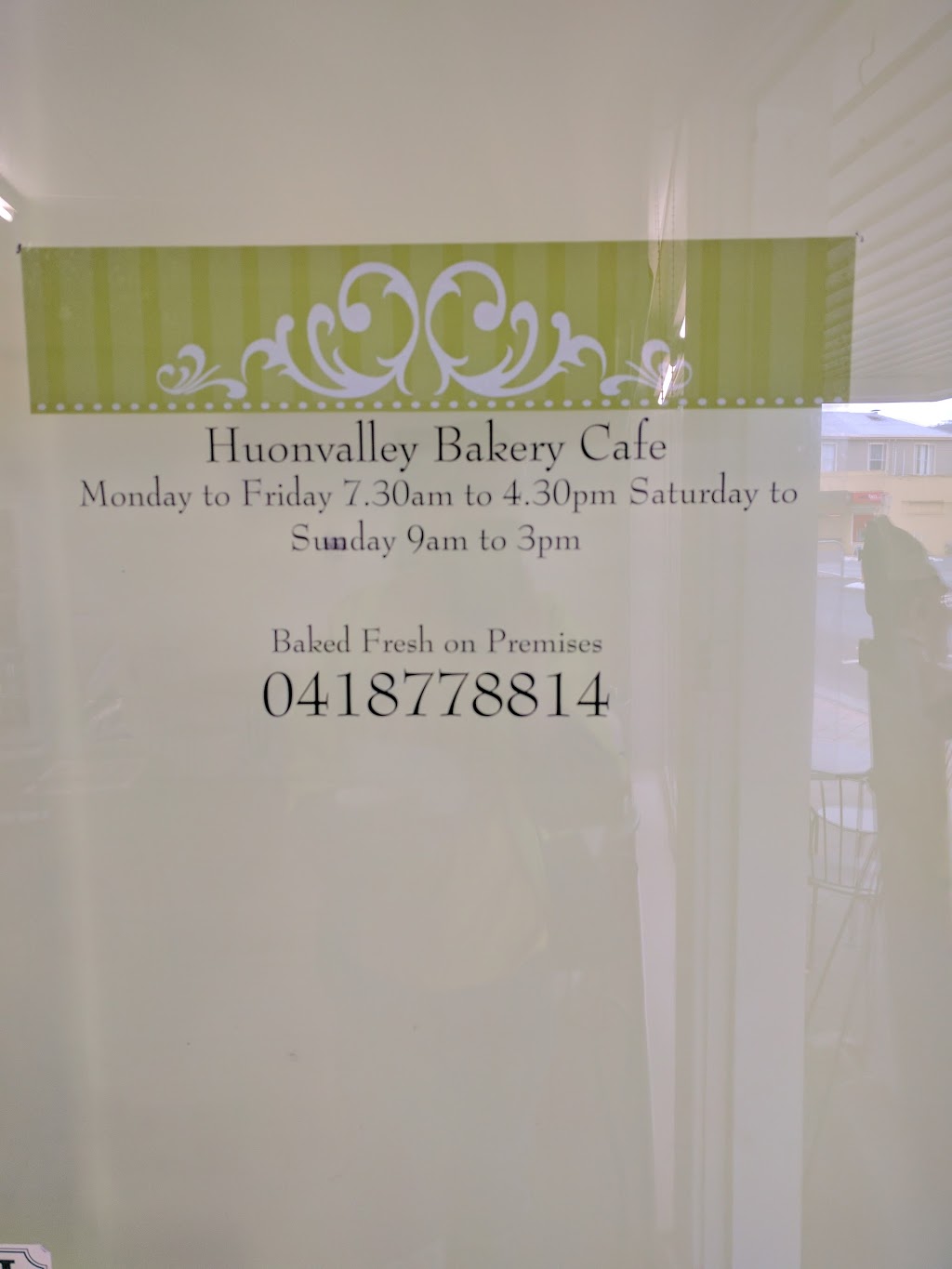 Huonvalley Bakery Cafe | bakery | Shop 1/37 Main St, Huonville TAS 7109, Australia | 0418778814 OR +61 418 778 814