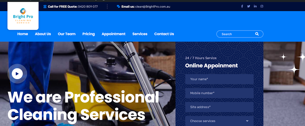 Bright Pro - Cleaning Service (Residential & Comercial) | 24 halliburton avenue, Clyde North VIC 3978, Australia | Phone: 0420 809 077