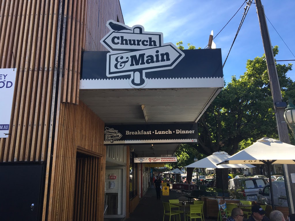 Church & Main | restaurant | 177 Maroondah Hwy, Healesville VIC 3777, Australia | 0359623327 OR +61 3 5962 3327