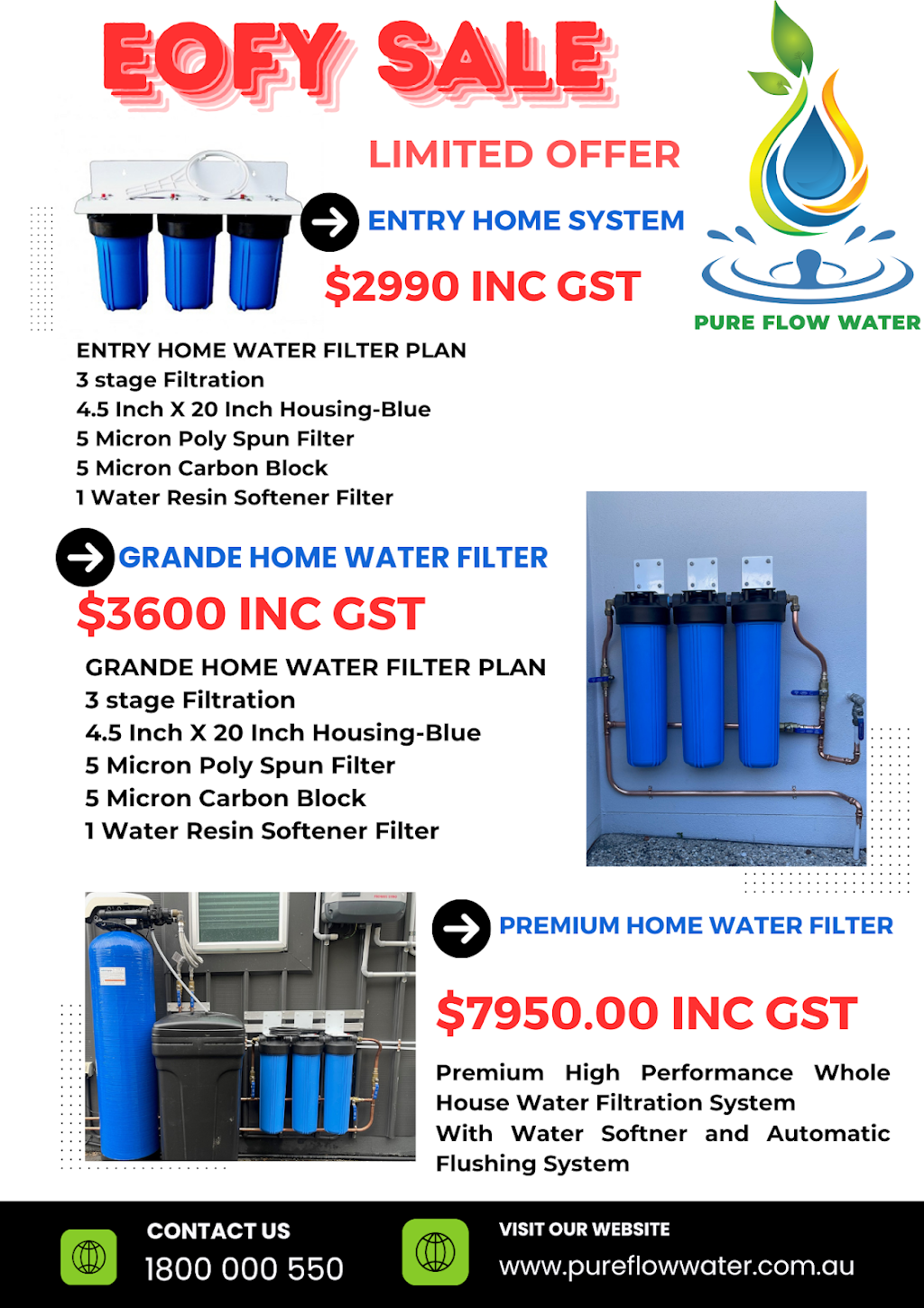 quantum home water filtration | 5/17 Benronalds St, Seventeen Mile Rocks QLD 4073, Australia | Phone: 1800 000 550