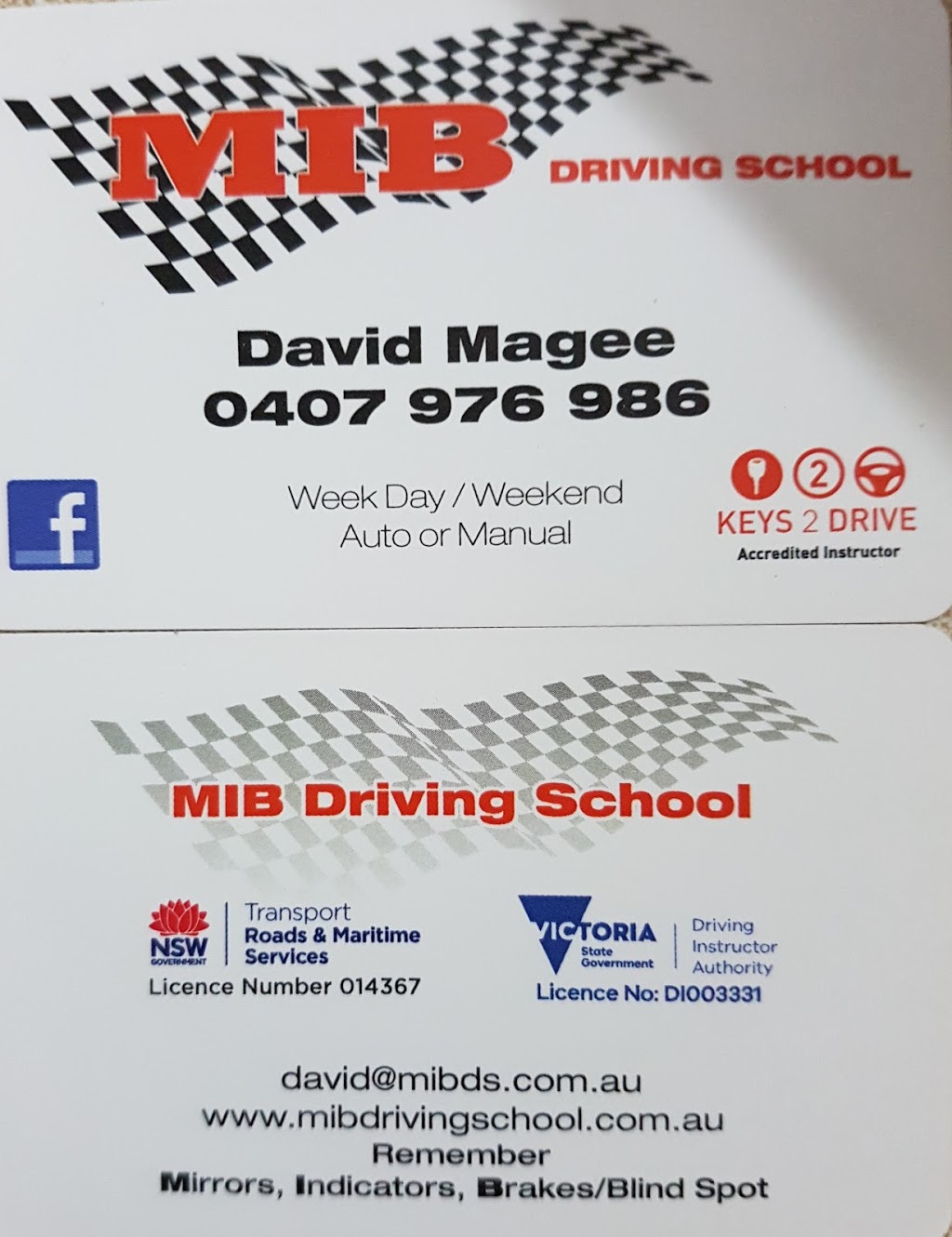 MIB Driving School | McNeill Ct, Swan Hill VIC 3585, Australia | Phone: 0407 976 986