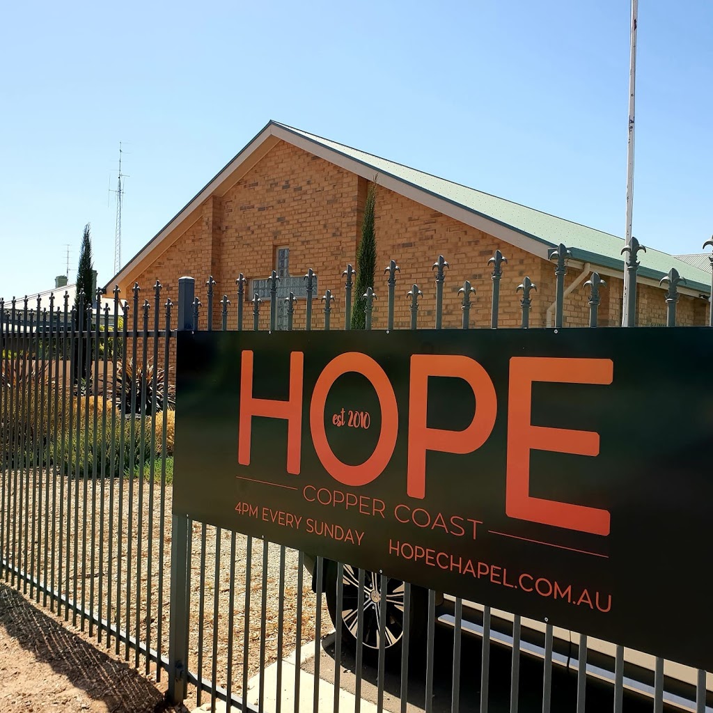 Hope Chapel (church) - Copper Coast - Kadina | church | 1 Port Rd, New Town SA 5554, Australia | 0430085748 OR +61 430 085 748