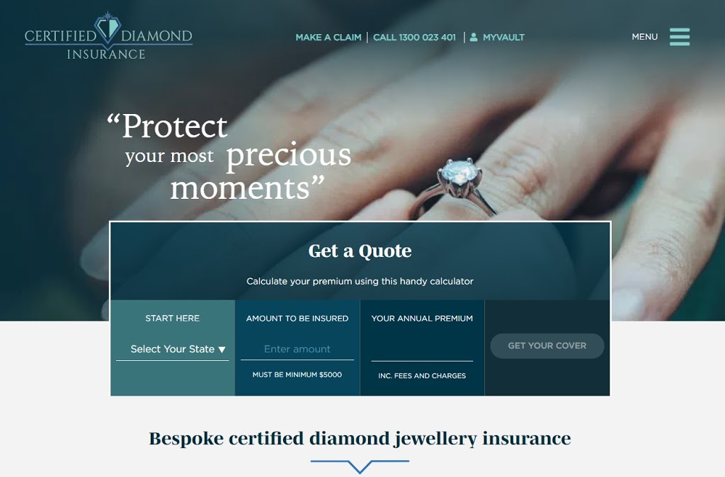 Certified Diamond Insurance - Insurance for Jewellery | 100 Edward St, Brisbane City QLD 4000, Australia | Phone: 1300 023 401