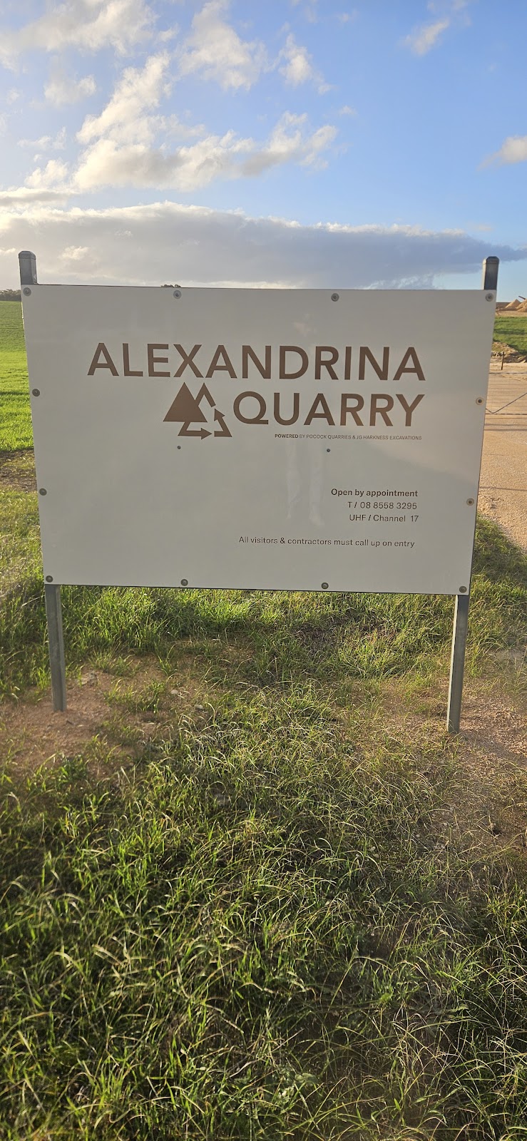 Alexandrina Quarry | 715A Chaunceys Line Rd, Hartley SA 5255, Australia | Phone: (08) 8558 3295