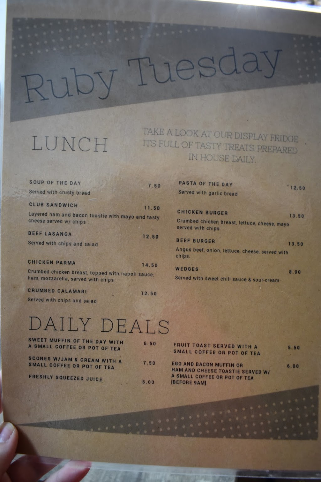 Ruby Tuesday Espresso Bar Somerville | cafe | 2/13 Eramosa Rd E, Somerville VIC 3912, Australia