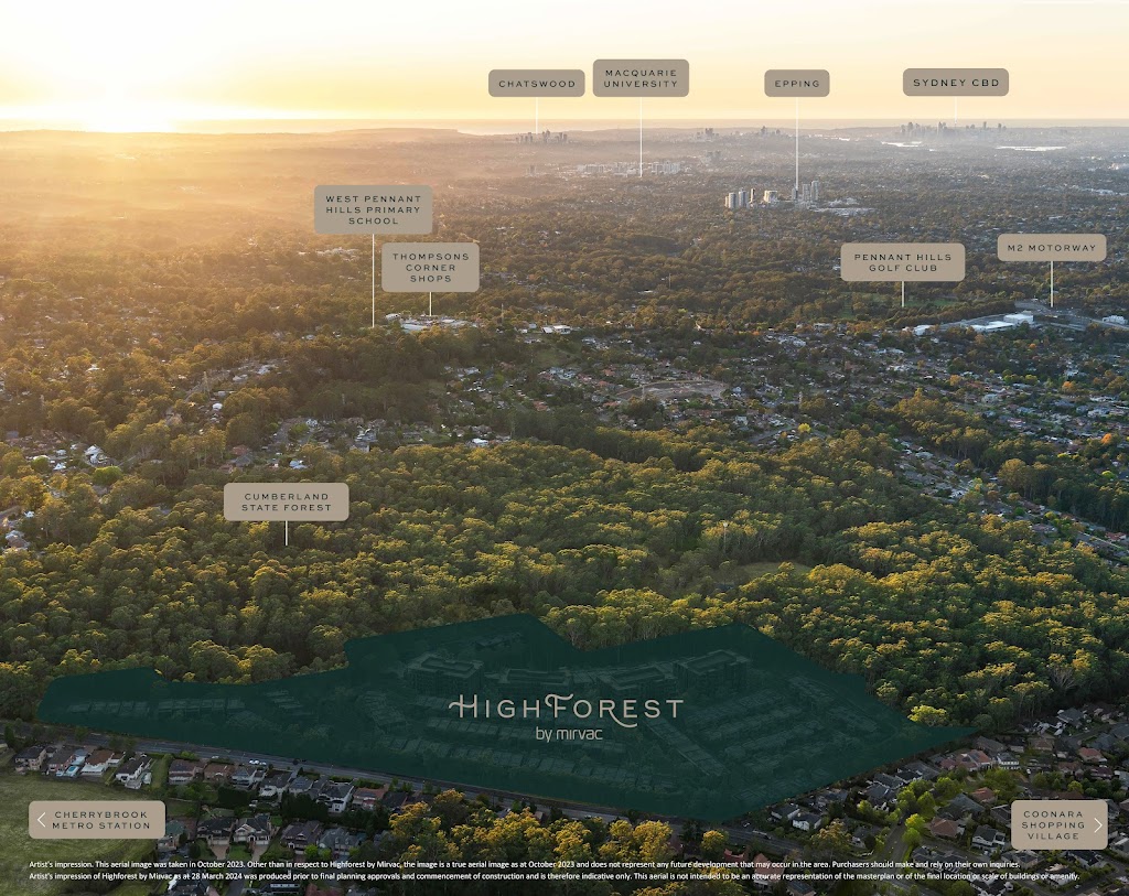 Highforest | 55 Coonara Ave, West Pennant Hills NSW 2125, Australia | Phone: (02) 9080 8888