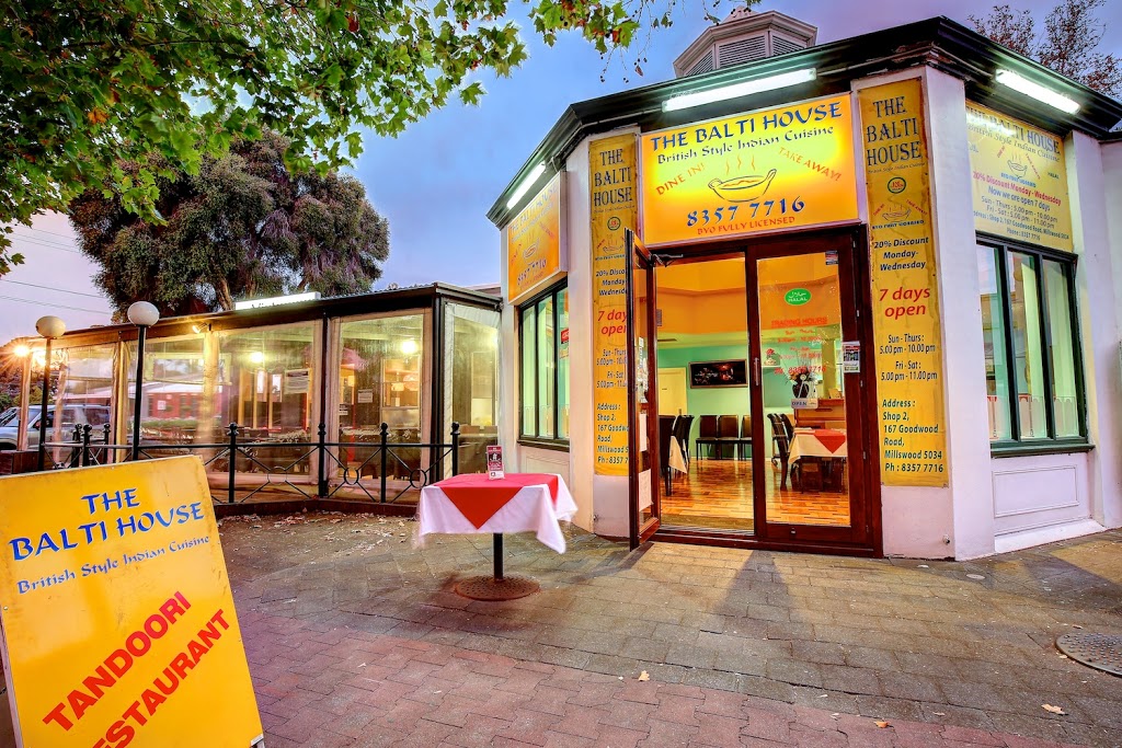 The Balti House | restaurant | 2/167 Goodwood Rd, Millswood SA 5034, Australia | 0883577716 OR +61 8 8357 7716