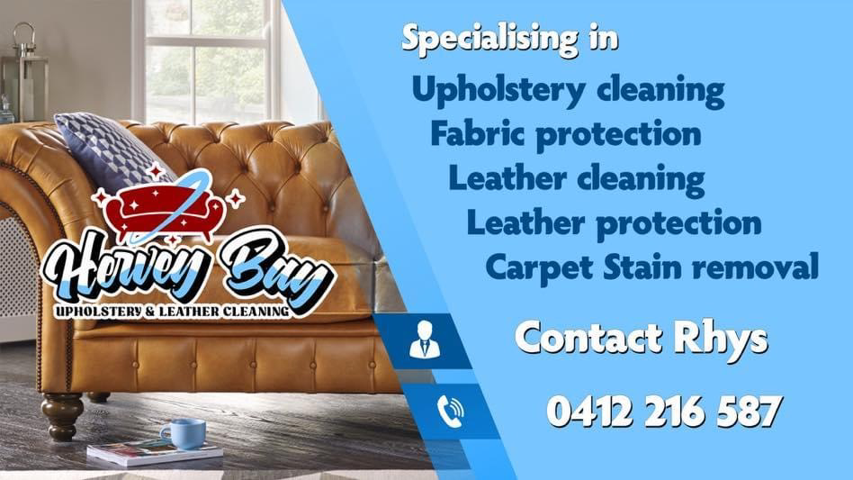 Upholstery & leather cleaning Hervey bay | 50 Long St, Point Vernon QLD 4655, Australia | Phone: 0412 216 587