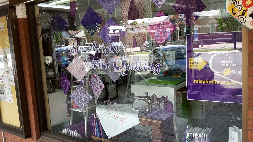 Sew Bright Alpine Quilting | home goods store | 4 Ireland St, Bright VIC 3741, Australia | 0357555118 OR +61 3 5755 5118