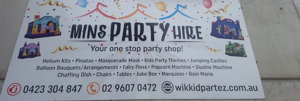 Mins Party Hire & Sales | home goods store | 1/10 Ash Rd, Prestons NSW 2170, Australia | 0296070472 OR +61 2 9607 0472