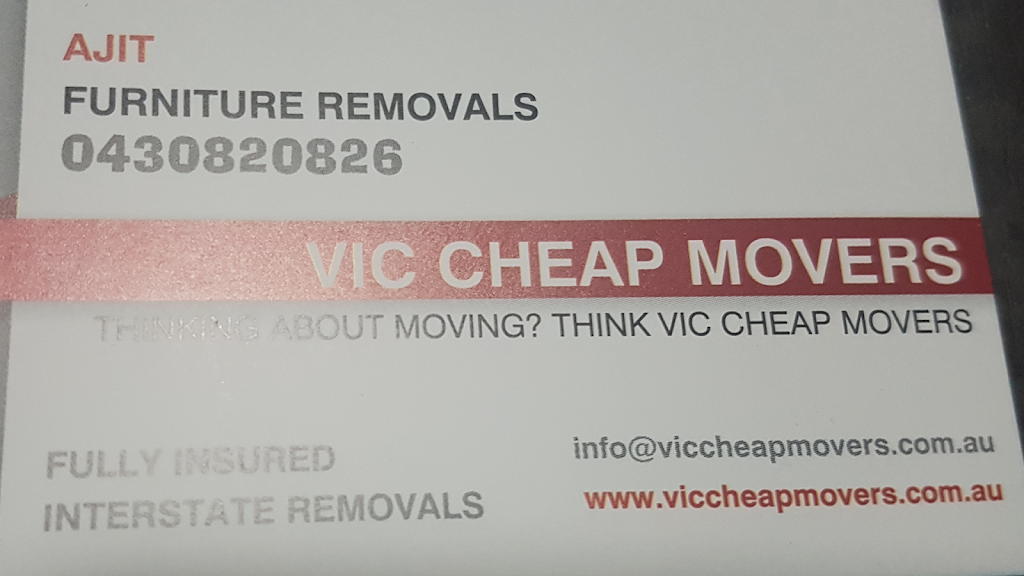 VIC CHEAP MOVERS | 21 Charm Road, Greenvale VIC 3059, Australia | Phone: 0430 820 826