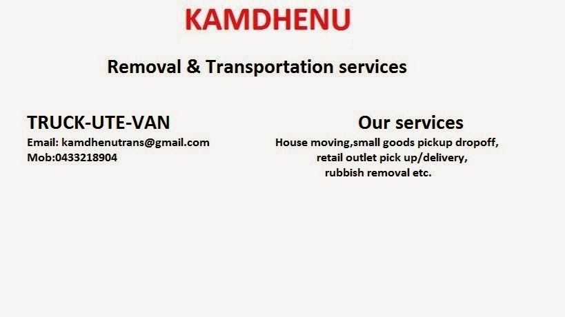 KAMDHENU | moving company | 275 Salisbury Hwy, Salisbury Downs SA 5108, Australia | 0433218904 OR +61 433 218 904