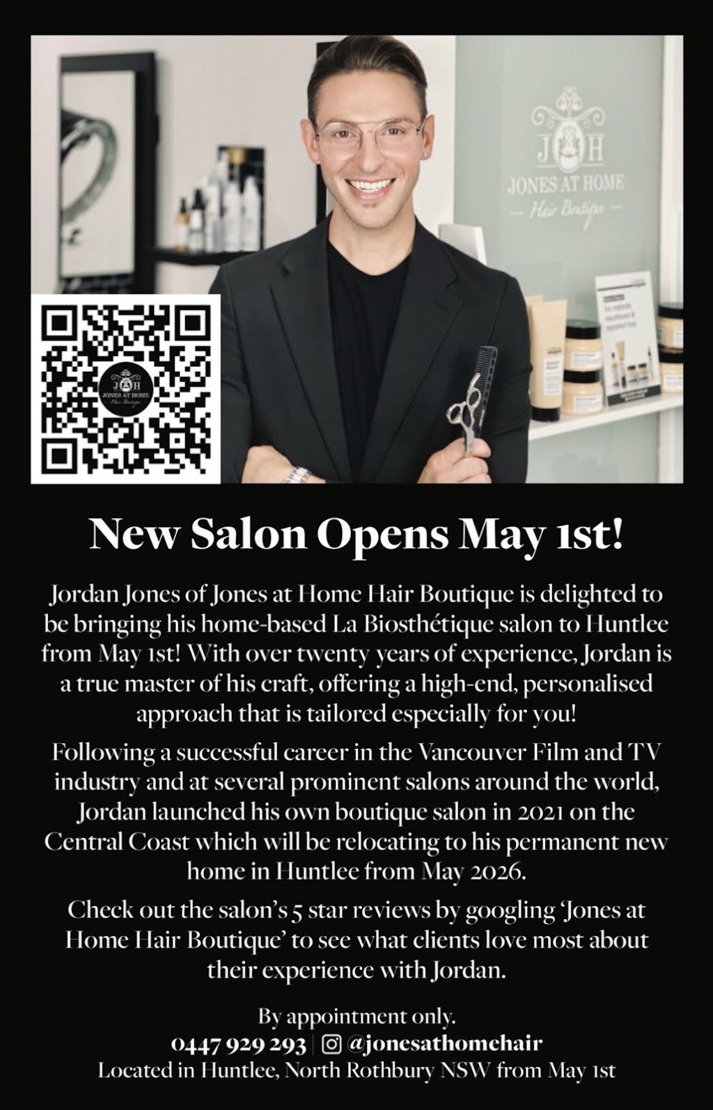 Jones at Home Hair Boutique | 5 Sweeney Rd, North Rothbury NSW 2335, Australia | Phone: 0447 929 293