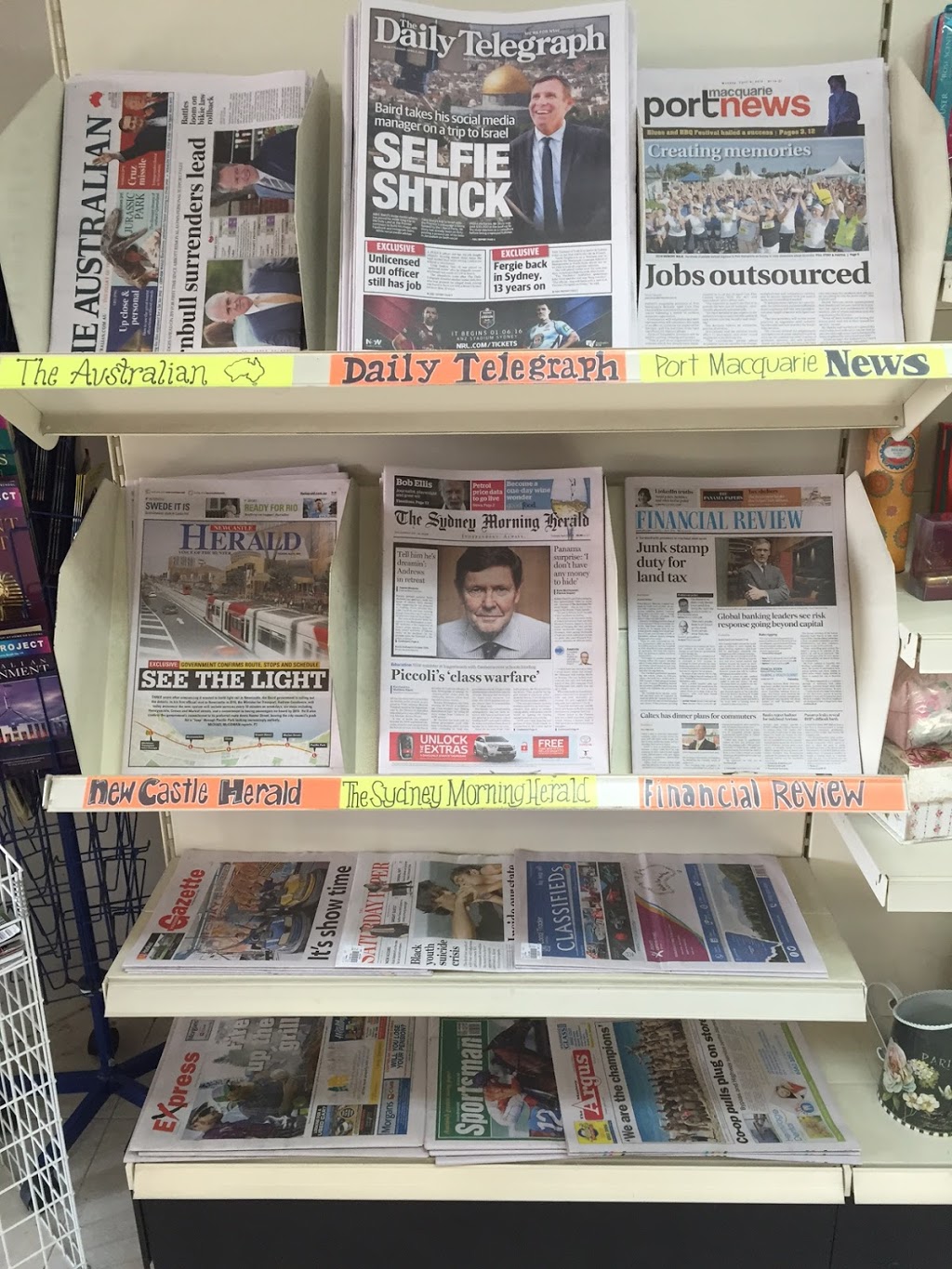 Clifton Newsagency - Newspower | 11 Clifton Dr, Port Macquarie NSW 2444, Australia | Phone: (02) 6584 1271