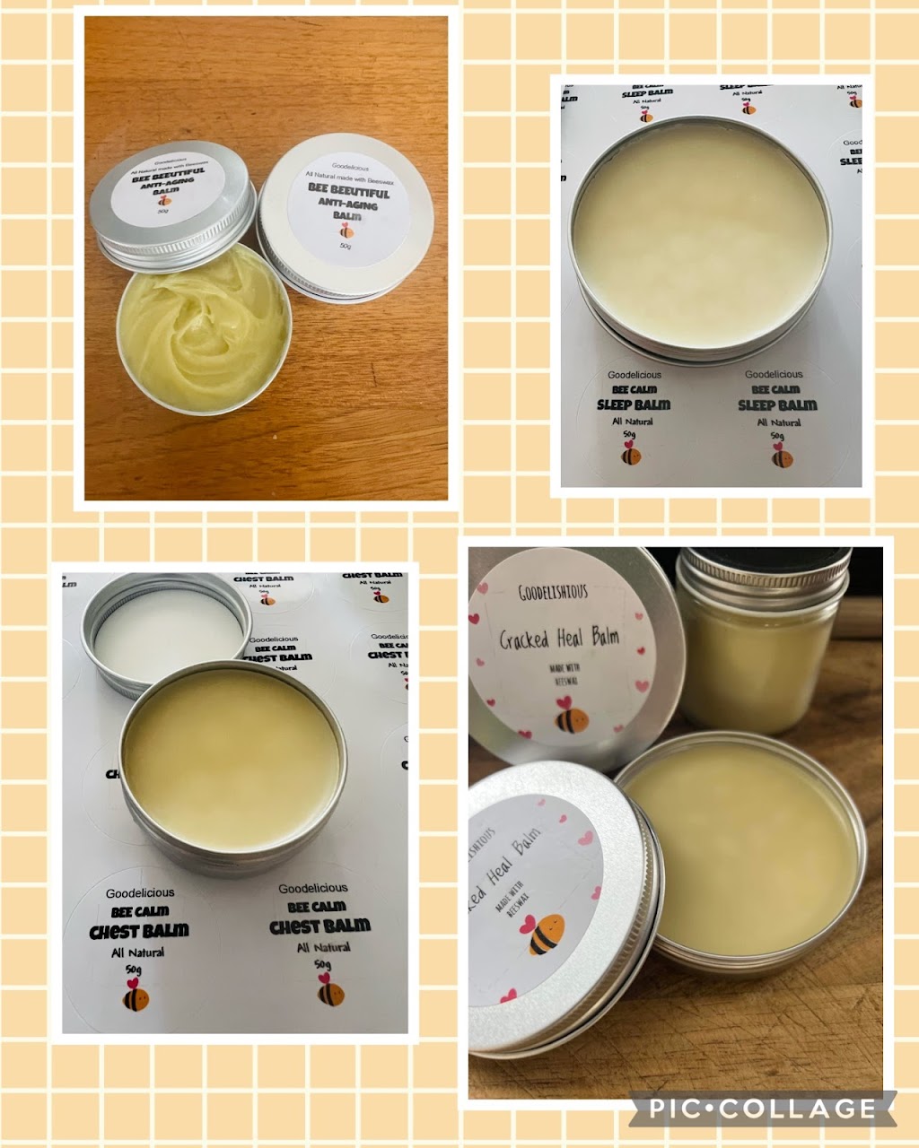 Goodelicious Honey and Beeswax Balms | 356 Sancrox Rd, Sancrox NSW 2446, Australia | Phone: 0409 830 910