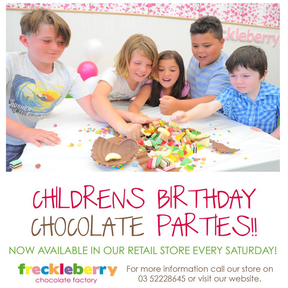 Freckleberry Chocolate Factory | Shop 3/55 Little Fyans St, South Geelong VIC 3220, Australia | Phone: (03) 5229 8432