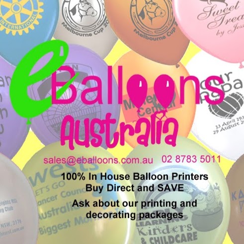 eballoons | 19 Enterprise Circuit, Prestons NSW 2170, Australia | Phone: (02) 8783 5011