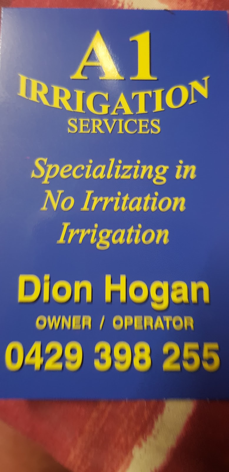 A1irrigation services | 37sanderling circuit, Kelso QLD 4815, Australia | Phone: 0429 398 255