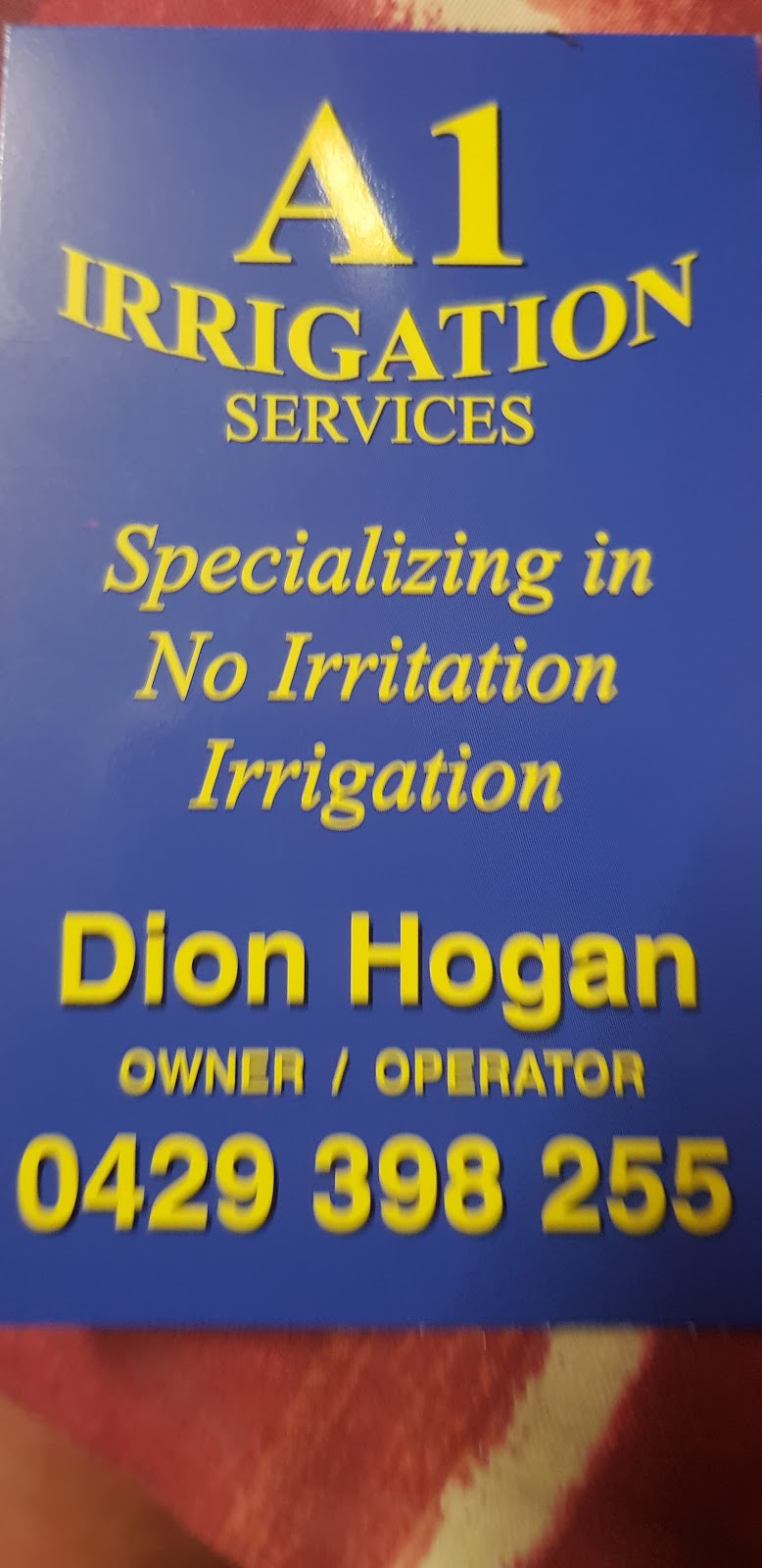 A1irrigation services | food | 37sanderling circuit, Kelso QLD 4815, Australia | 0429398255 OR +61 429 398 255