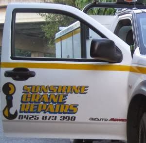 Sunshine Crane Repairs | store | 23 Advance Rd, Kuluin QLD 4558, Australia | 0425873390 OR +61 425 873 390