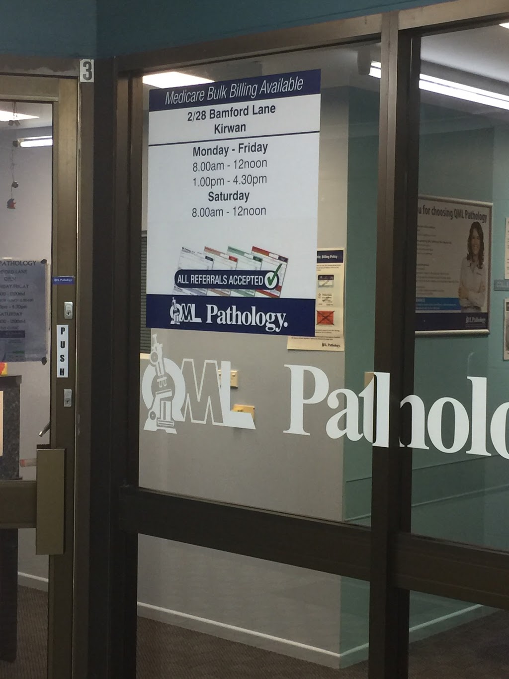 QML Pathology | 3/28 Bamford Ln, Kirwan QLD 4817, Australia | Phone: (07) 4773 9796