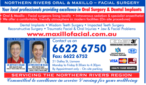 Northern Rivers Oral & Maxillo Facial Surgery LISMORE,GRAFTON,BA | hospital | 21 Dalley St, East Lismore NSW 2480, Australia | 0266226750 OR +61 2 6622 6750