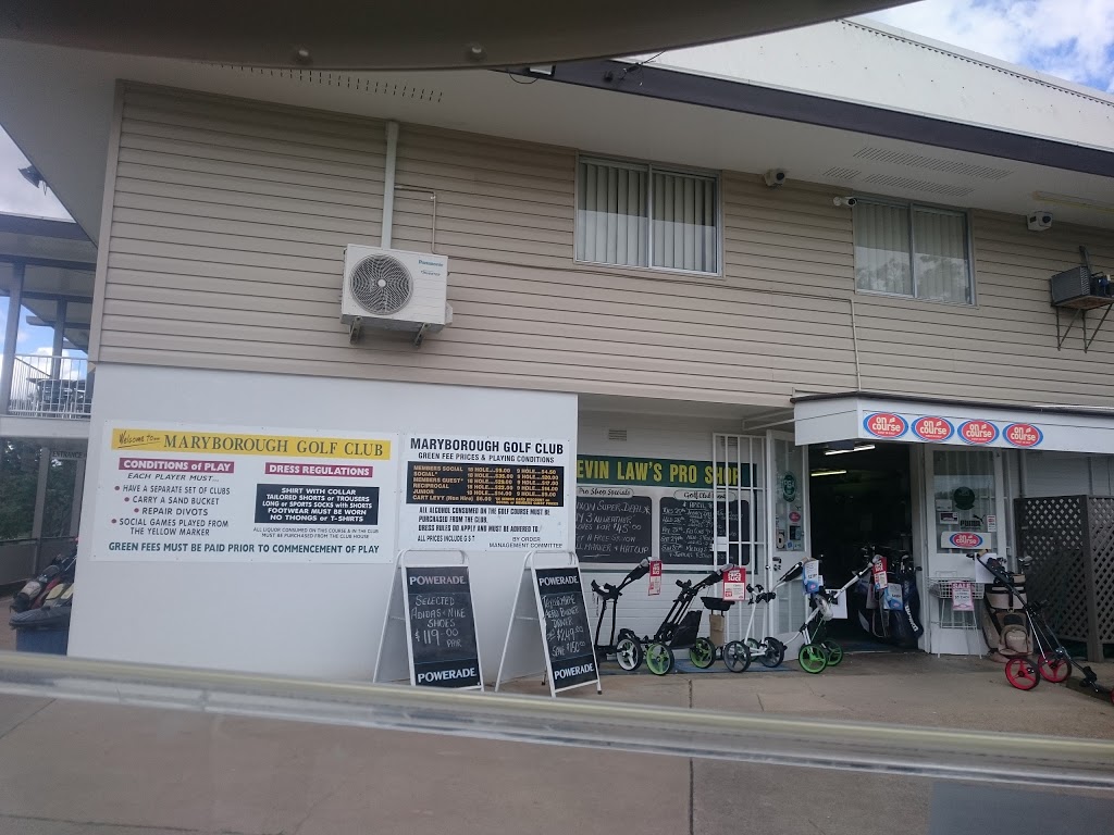 Maryborough Golf Club Pro Shop | store | 239 Queen St, Maryborough QLD 4650, Australia | 0741213765 OR +61 7 4121 3765