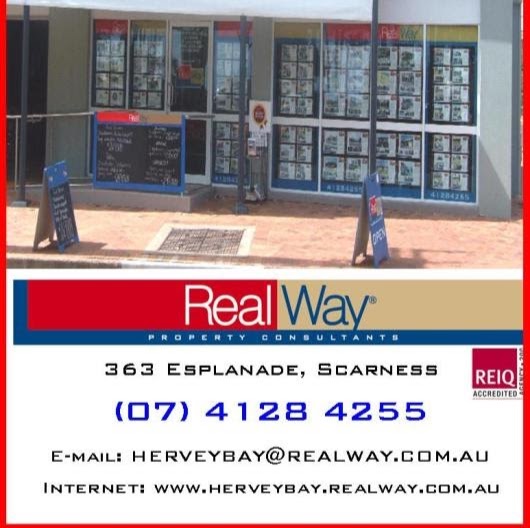 Realway Property Consultants Hervey Bay | 363 Charlton Esplanade, Scarness QLD 4655, Australia | Phone: (07) 4128 4255