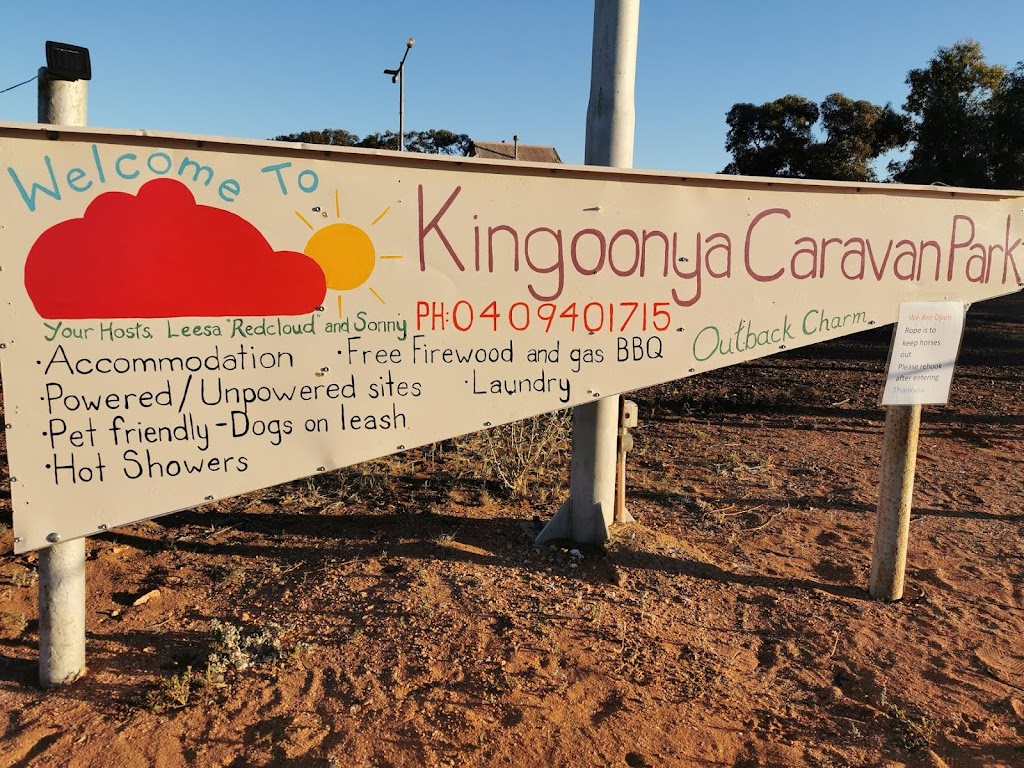 Kingoonya Caravan Park | lodging | 27 Harvey Street, Kingoonya SA 5719, Australia | 0409401715 OR +61 409 401 715