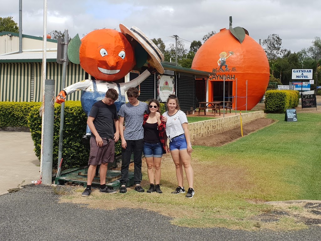 Gayndahs Big Orange | 3 Mick Lutvey Street, Gayndah QLD 4625, Australia | Phone: (07) 4161 1500