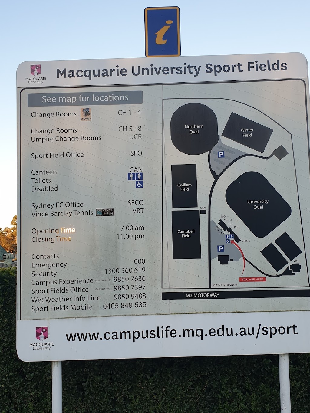 Macquarie University Australian Football Club |  | Macquarie Park NSW 2113, Australia | 98504198 OR +61 98504198