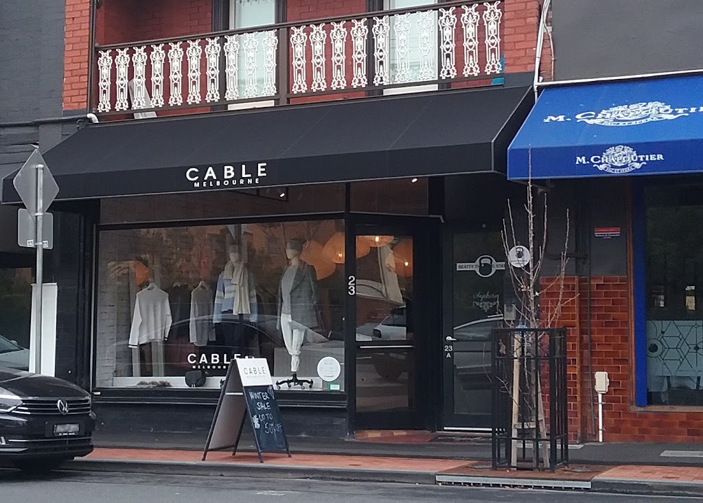 Cable Melbourne | clothing store | 23 Beatty Ave, Armadale VIC 3143, Australia | 0398221559 OR +61 3 9822 1559