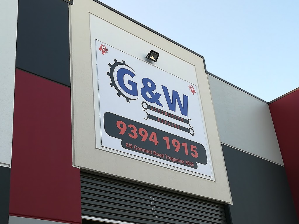 G&W Automotive Repairs | car repair | Unit 8/5 Connect Road, Truganina VIC 3029, Australia | 0393941915 OR +61 3 9394 1915