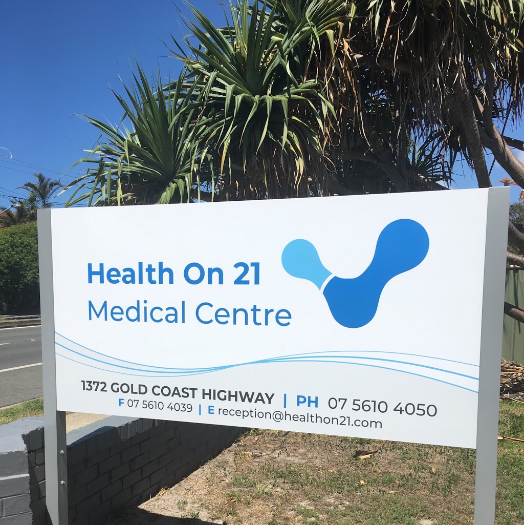 Health On 21 Medical Centre | hospital | 1372 Gold Coast Hwy, Palm Beach QLD 4221, Australia | 0756104050 OR +61 7 5610 4050