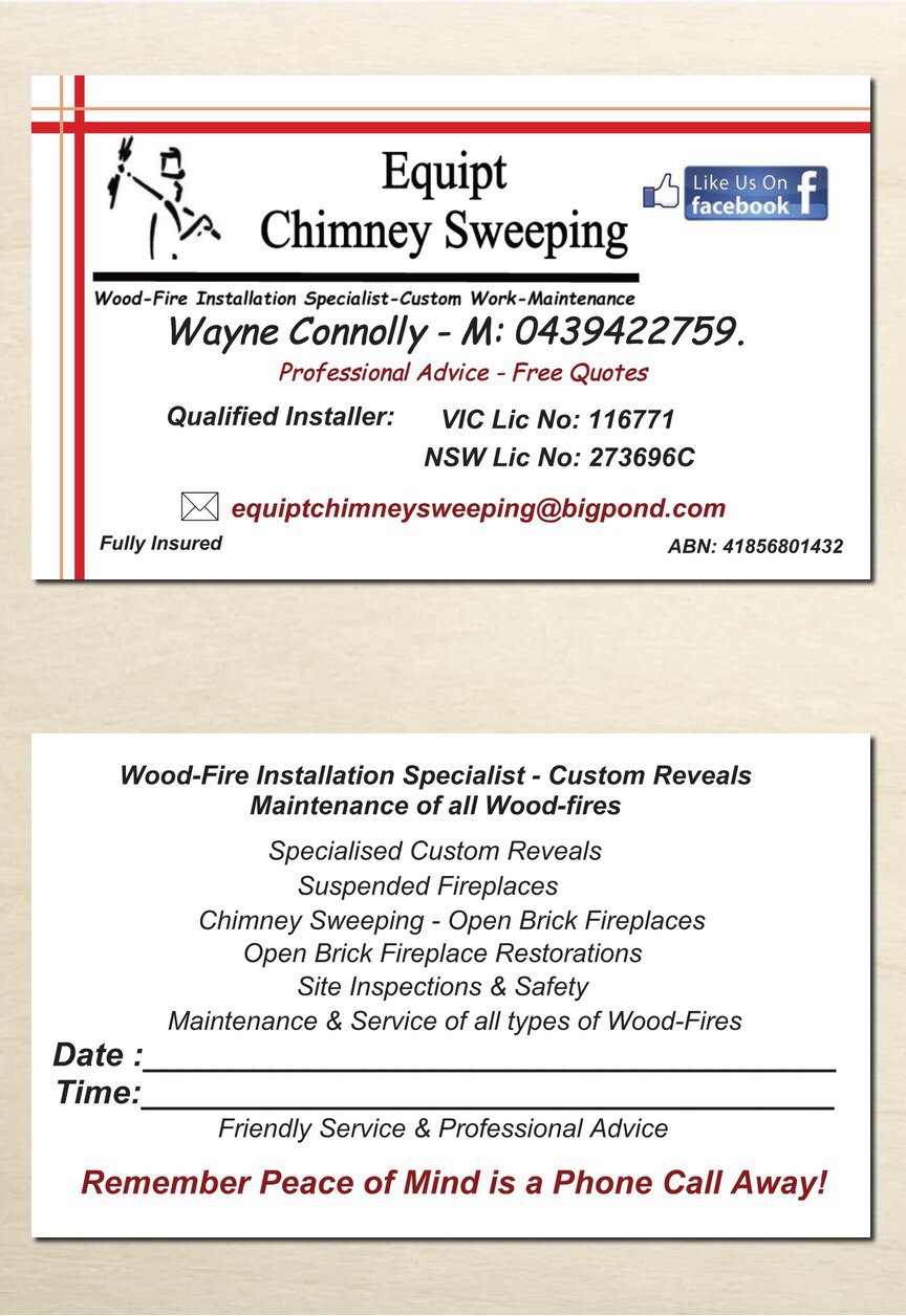 Equipt Chimney Sweeping | 17 Ballarat Rd, Footscray VIC 3011, Australia | Phone: 0439 422 759