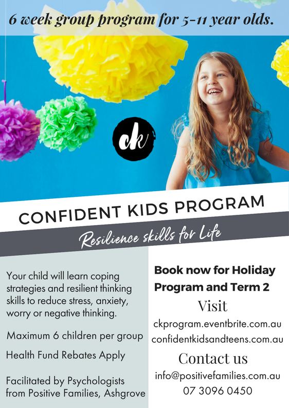 Confident Kids and Teens | level 1/240 Waterworks Rd, Ashgrove QLD 4065, Australia | Phone: (07) 3096 0450