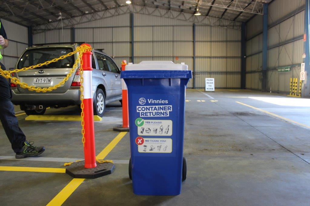 Vinnies Bulk Container Deposit Centre (Return & Earn) |  | 1/12 Belford Pl, Cardiff NSW 2285, Australia | 0456963725 OR +61 456 963 725