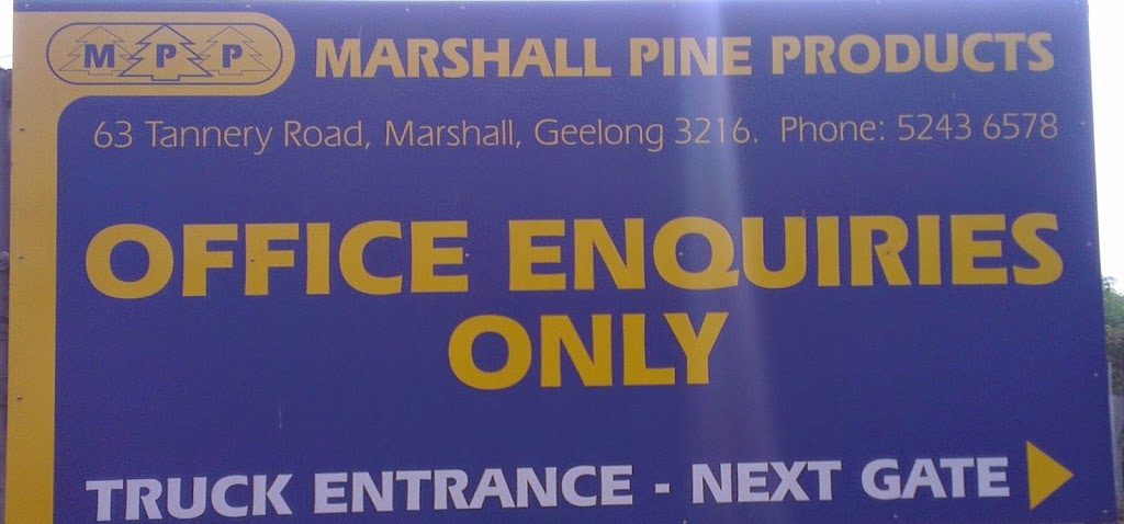 Marshall Pine Products | store | 63 Tannery Rd, Marshall VIC 3216, Australia | 0352436578 OR +61 3 5243 6578
